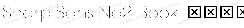 Sharp Sans No2 Book字体转换